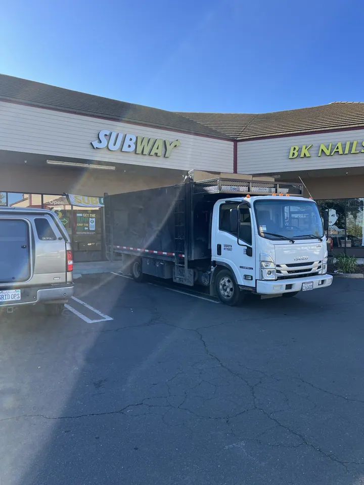 Commercial work. A closed restaurant cleared down to bare floor.
