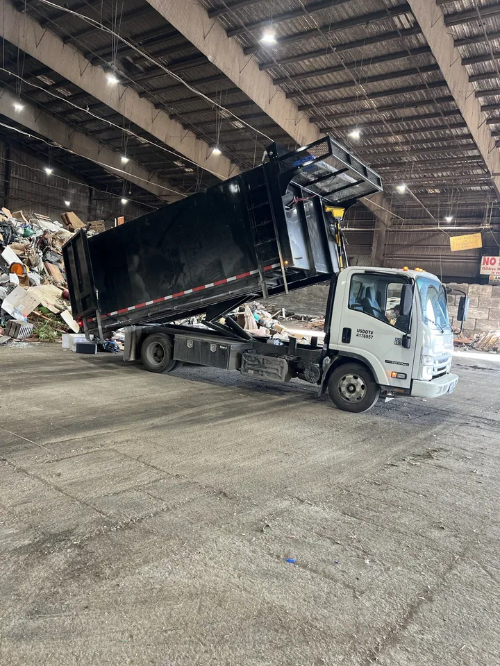Tipped and weighed. Disposal was part of the number you were quoted.